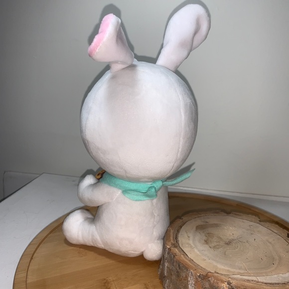 Disney Fun Bun Pancake Bunny Plush White 11" Wreck-It Ralph 2 Rabbit Bumble Bee - Picture 2 of 3